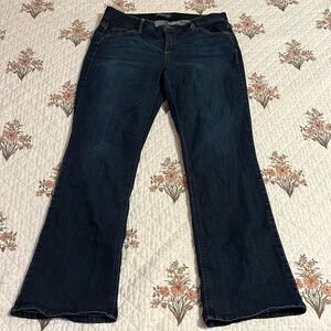 Democracy dark wash bootcut jeans size 16w